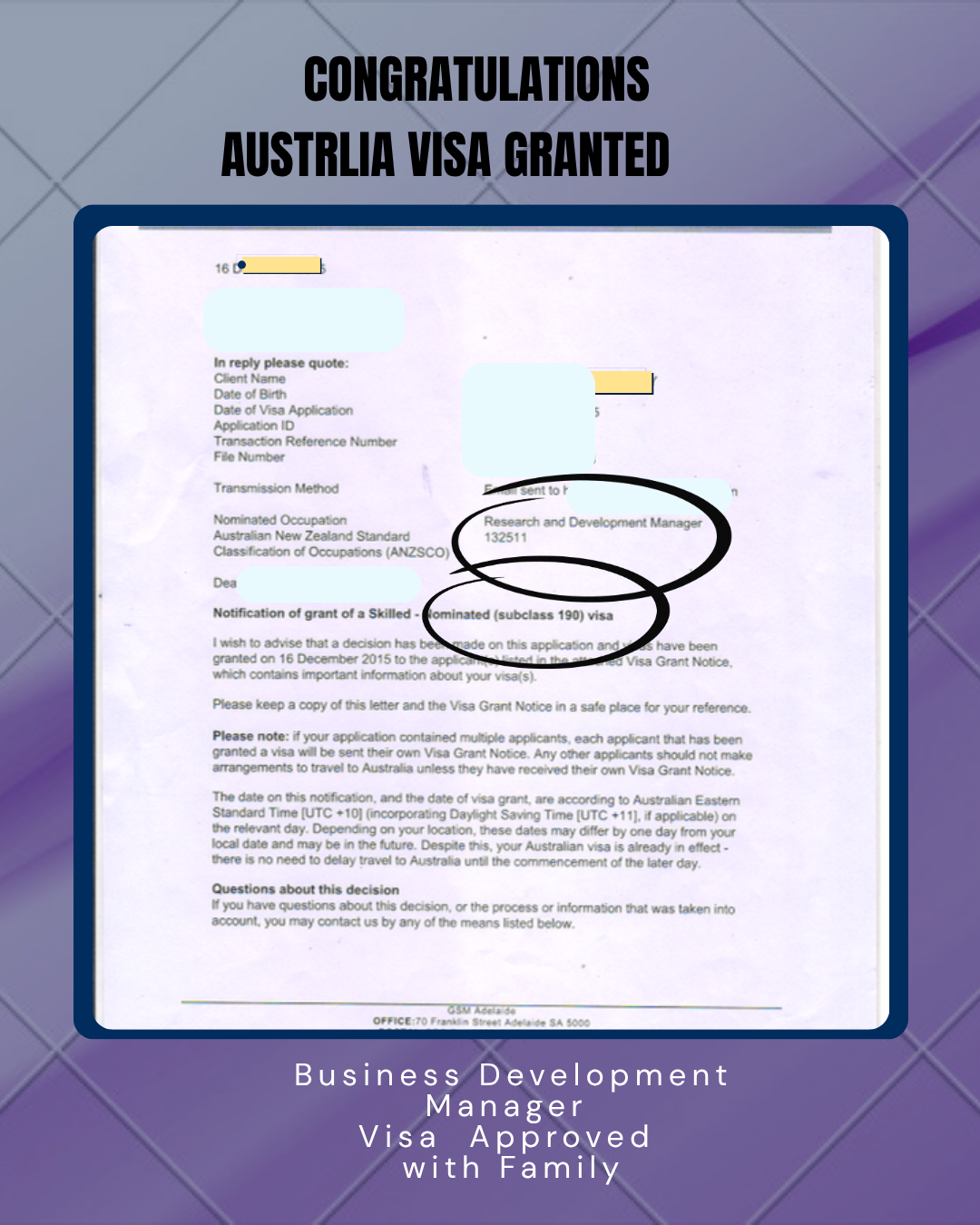 Australia Visa Approval Grant 4
