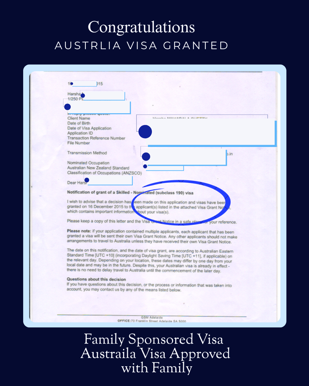 Australia Visa Approval Grant 7
